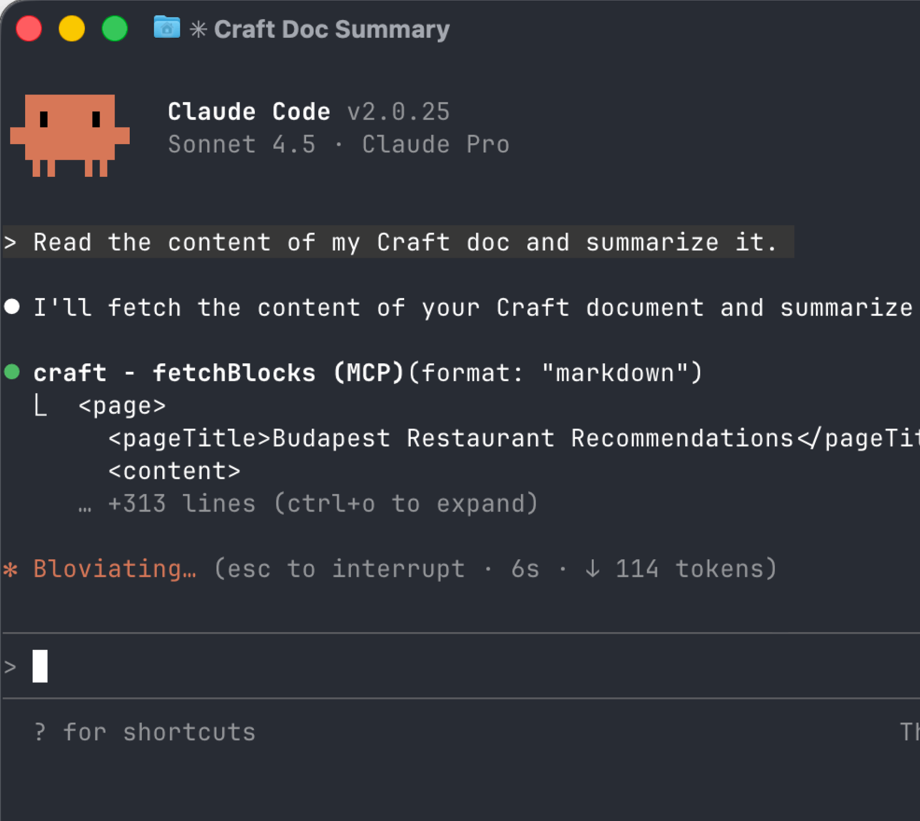 Using the MCP server in Claude Code