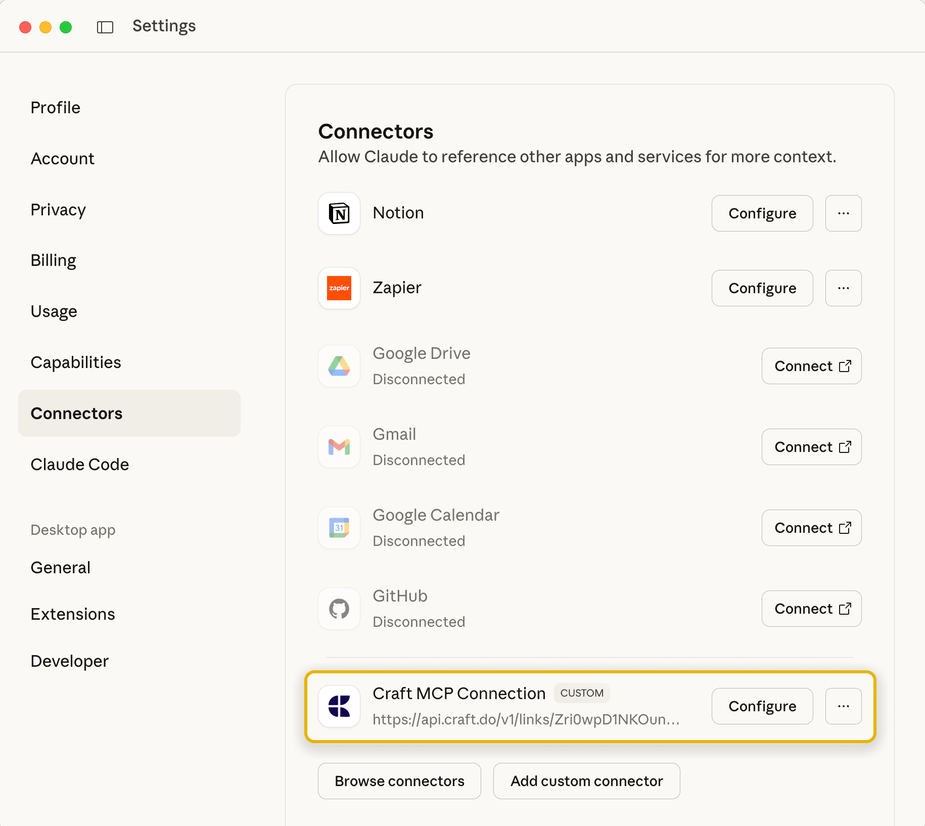Confirm and create the connector