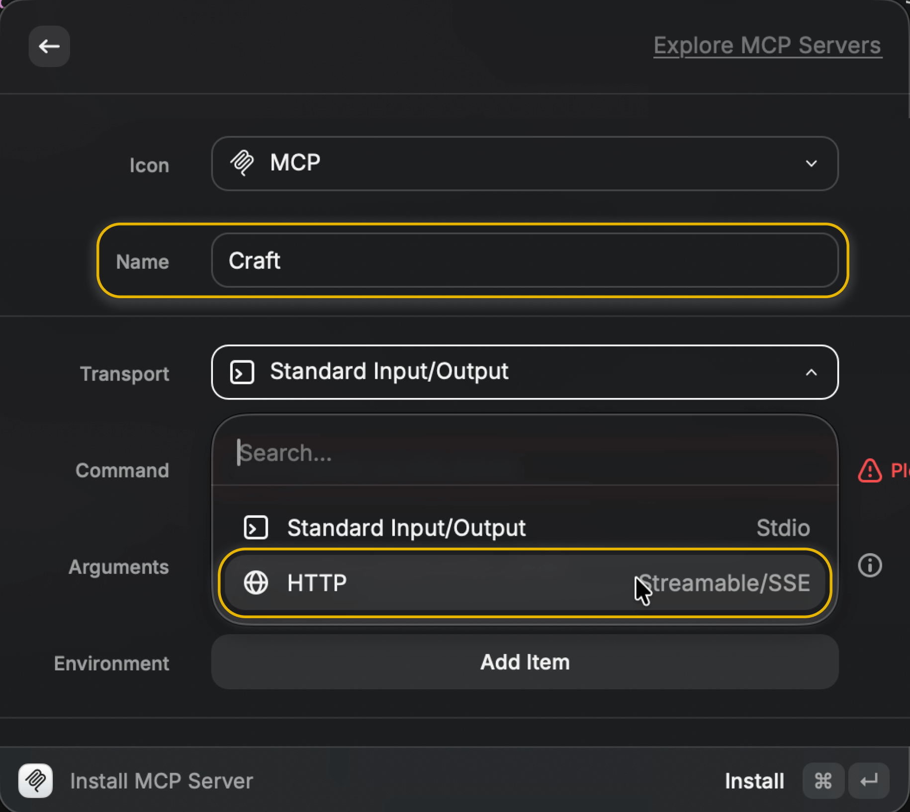 Configure the MCP server