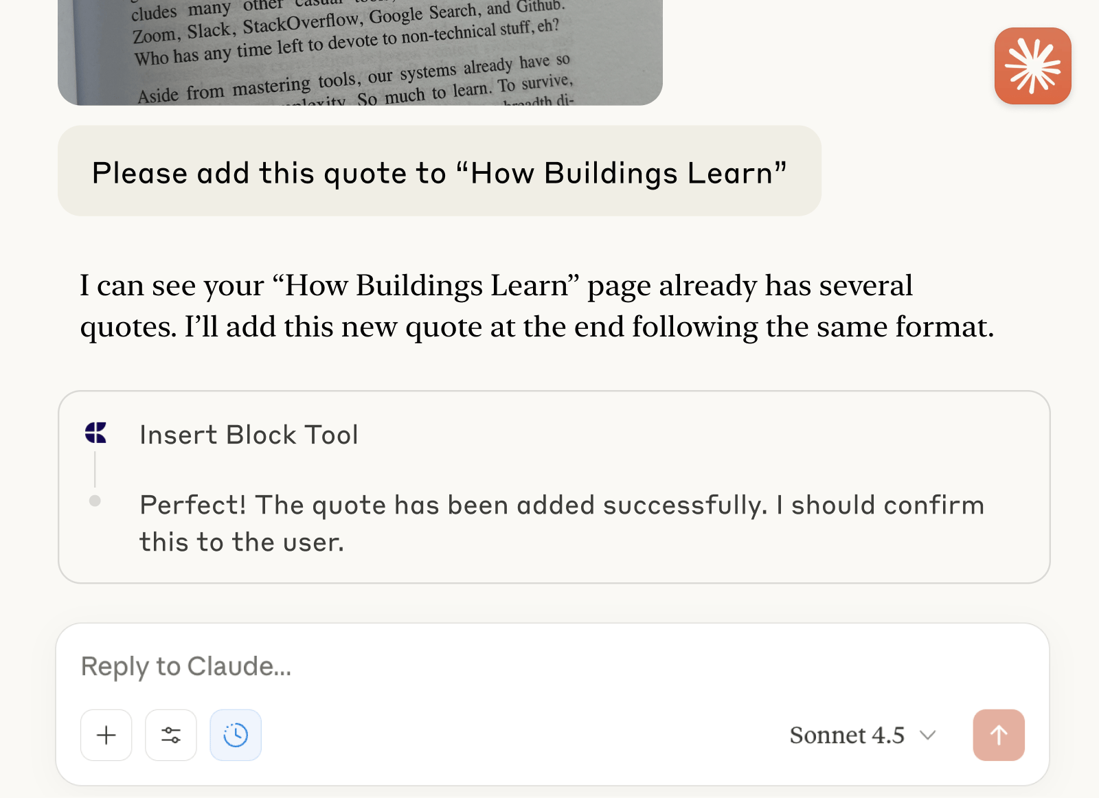 Reading Log screenshot 2