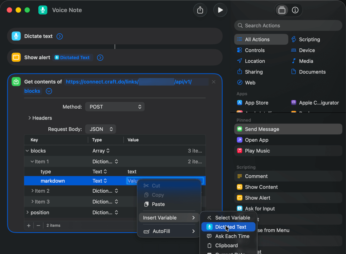 Configure your API calls