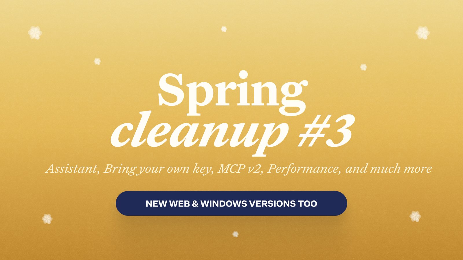 Craft Blog Post: Craft Update - More Flexible Assistant, Bring Your Own Key, MCP v2, and Performance Improvements