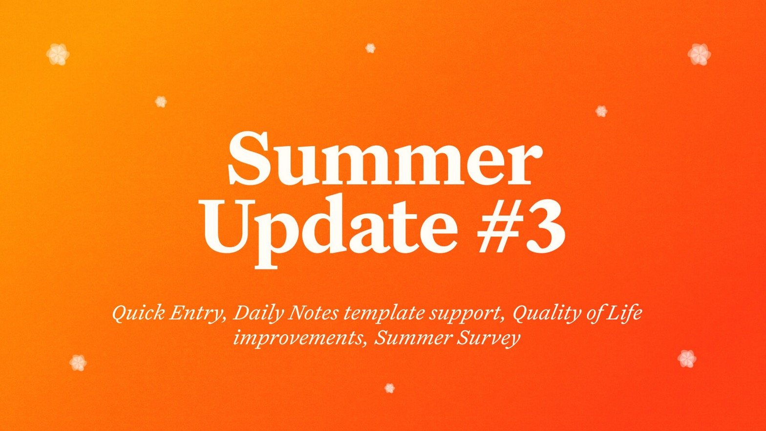 Craft What's New: Craft Update - Quick Entry, Daily Notes template support, Quality of Life improvements