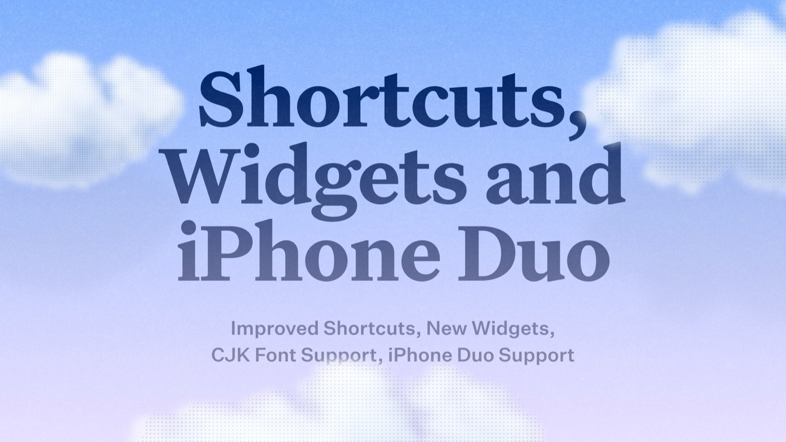 Craft Blog Post: Craft Update – Shortcuts, Widgets, Localization and more powerful Plus tier