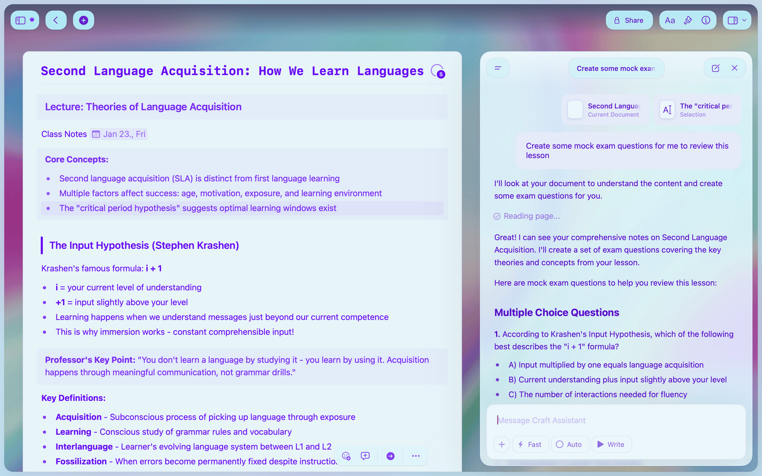 From research to final draft in one app