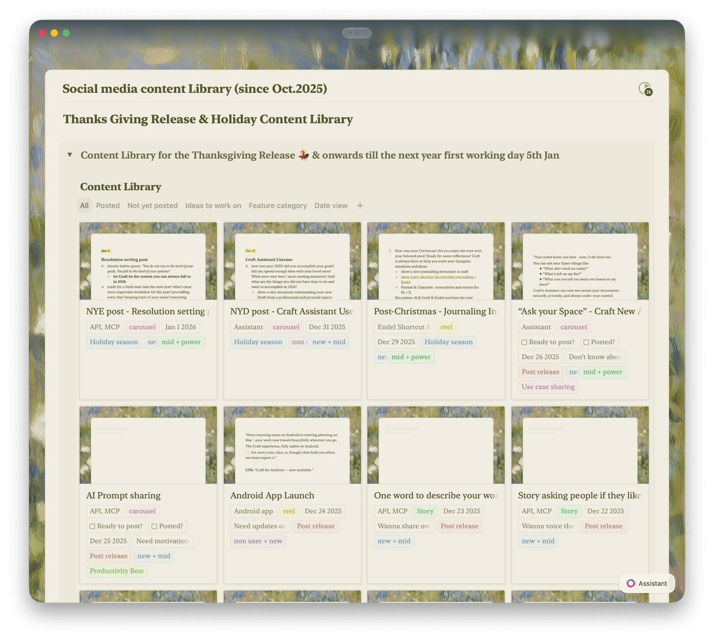 Content plans that drive execution